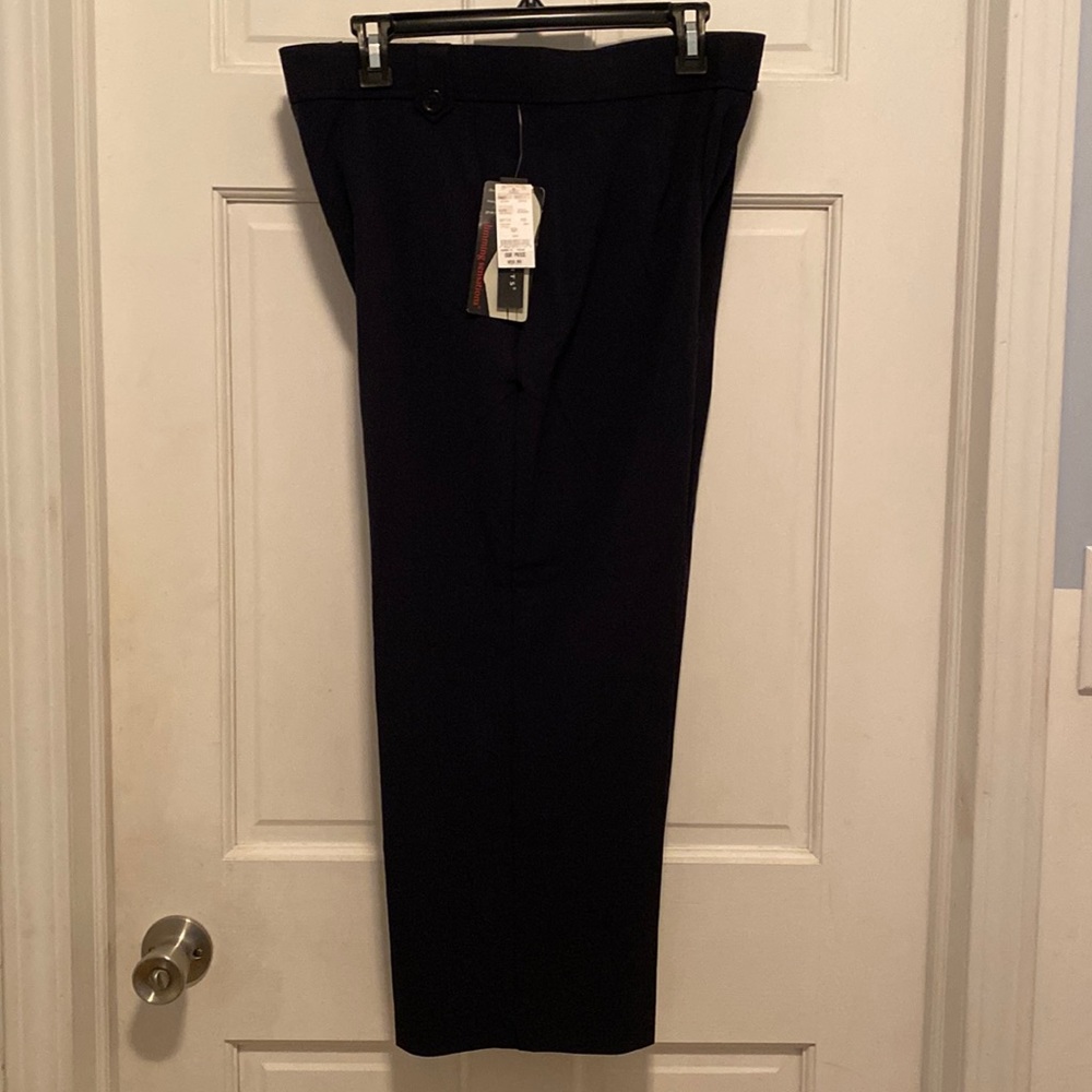 Counterparts Slimming Sensations Navy Slacks Size 14P NWT